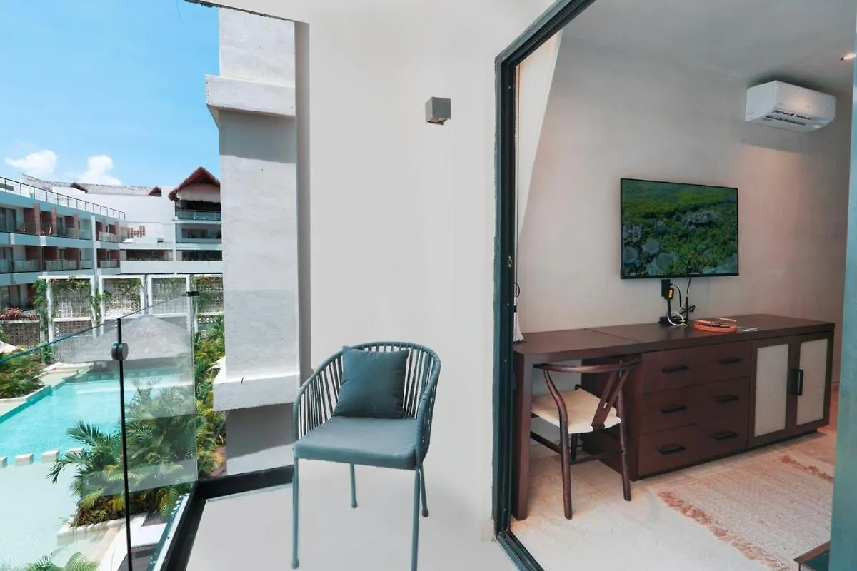New Bamboo Bakal 2 Pool And Relaxation Apartamento Tulum